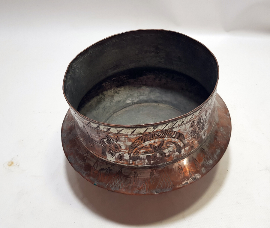 TAMAMI KALEM İŞÇİLİKLİ VE AY YILDIZLI OSMANLI DÖNEMİ HOŞAF KASESİ