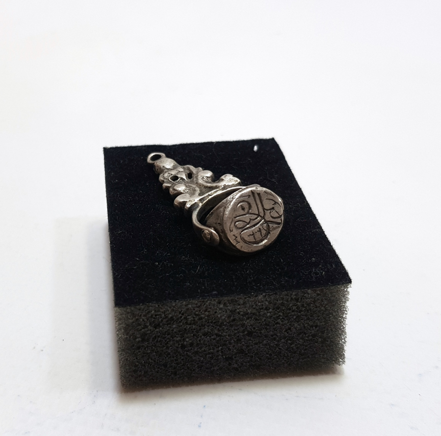 OSMANLI DÖNEMİ GÜMÜŞ EL KAZIMA DÖNERLİ MÜHÜR