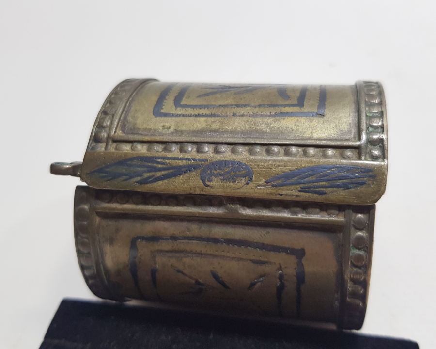 ÜZERİ OSMANLICA YAZILI VE AY YILDIZLI OSMANLI DÖNEMİ SAVATLI BÜYÜK BOY GELİN BİLEZİĞİ