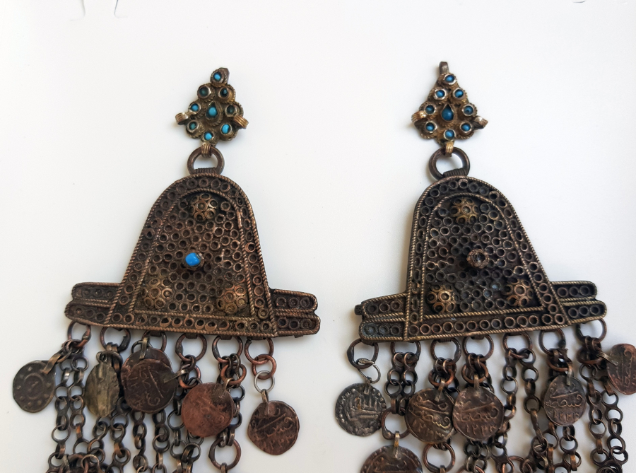 OSMANLI DÖNEMİ ÇOK NADİR ÇİFT GELİN ZÜLÜFLÜĞÜ