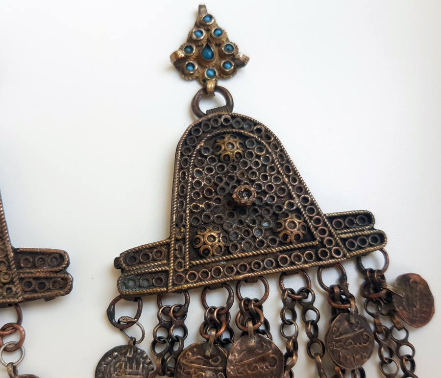 OSMANLI DÖNEMİ ÇOK NADİR ÇİFT GELİN ZÜLÜFLÜĞÜ