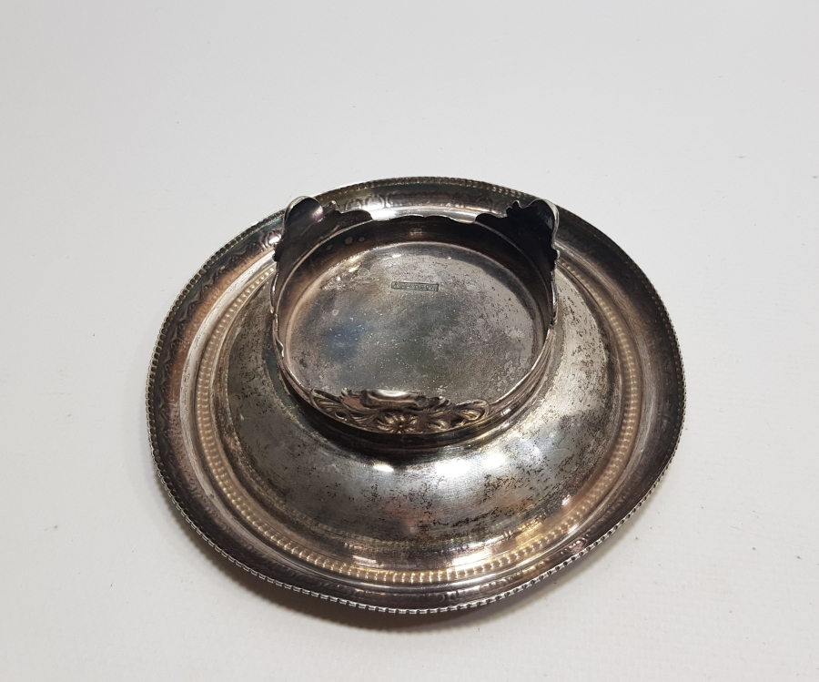 OSMANLI DÖNEMİ ÇOK NADİR İZMİR İŞİ RUM USTA DAMGALI GÜMÜŞ MACUNLUK