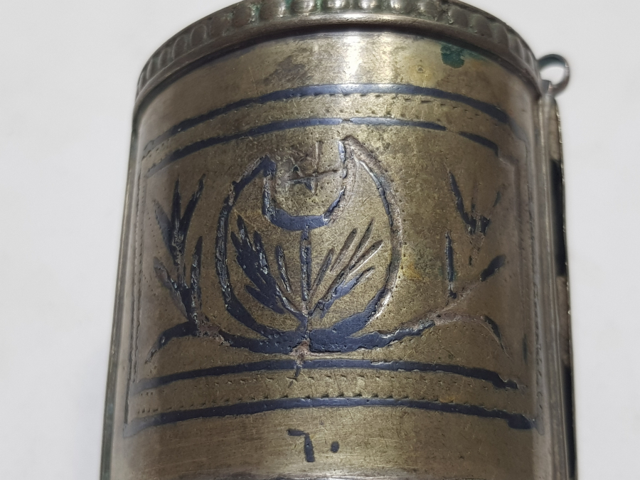 ÜZERİ OSMANLICA YAZILI VE AY YILDIZLI OSMANLI DÖNEMİ SAVATLI BÜYÜK BOY GELİN BİLEZİĞİ