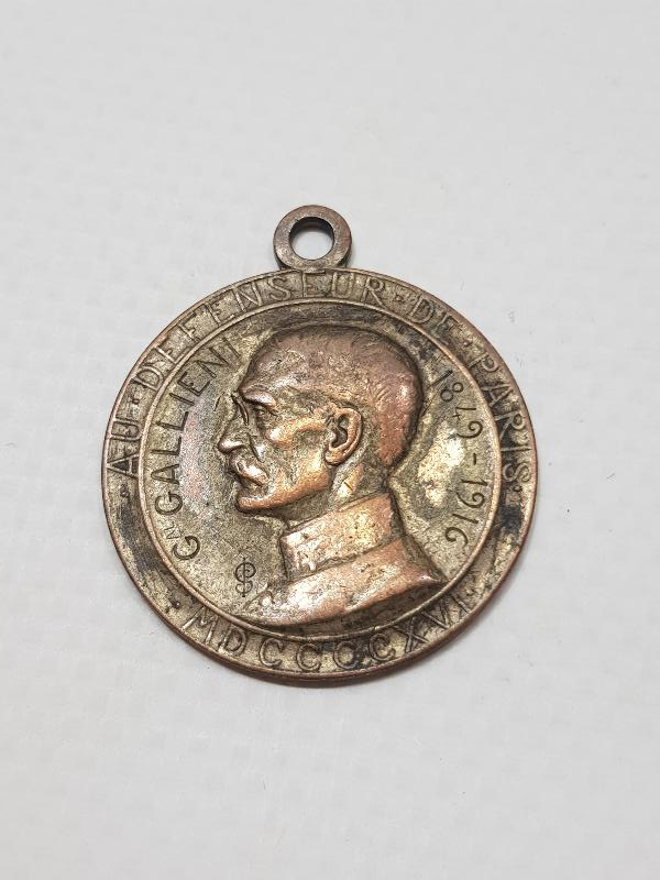 1. DÜNYA SAVAŞI NADİR FRANSIZ JOSEPH GALLİENİ MADALYASI