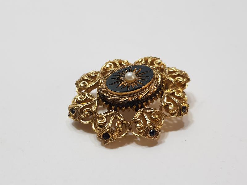 1900'LERDEN ALTIN KAPLAMA TOLEDO BROŞ 