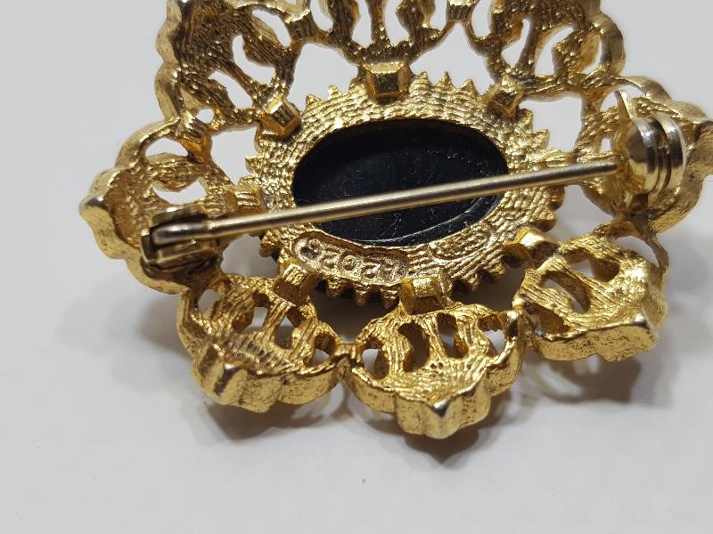 1900'LERDEN ALTIN KAPLAMA TOLEDO BROŞ 