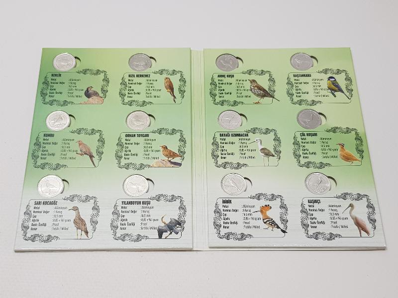 2020 ANADOLU'YA ÖZGÜ KUŞLAR HATIRA PARA SETİ