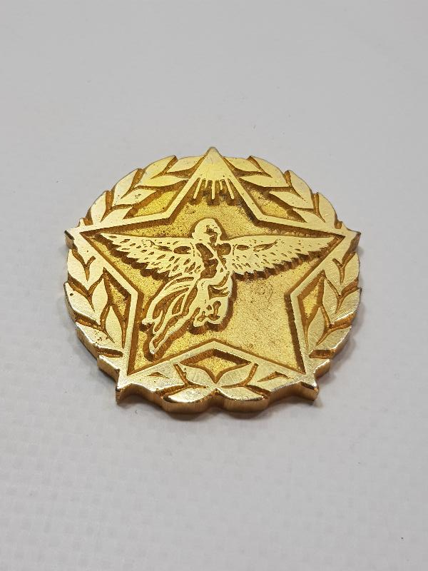 ALTIN KAPLAMA HAVACILIK MADALYASI 