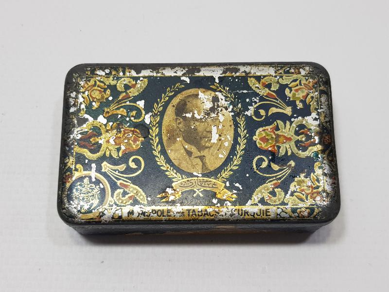 ATATÜRK RESİMLİ OSMANLICA GAZİ SİGARA KUTUSU