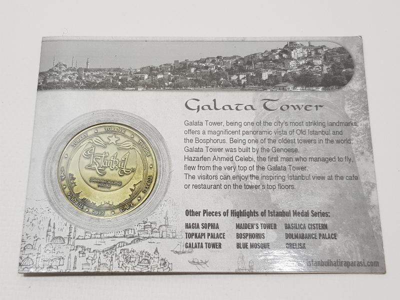 GALATA KULESİ HATIRA MADALYA 