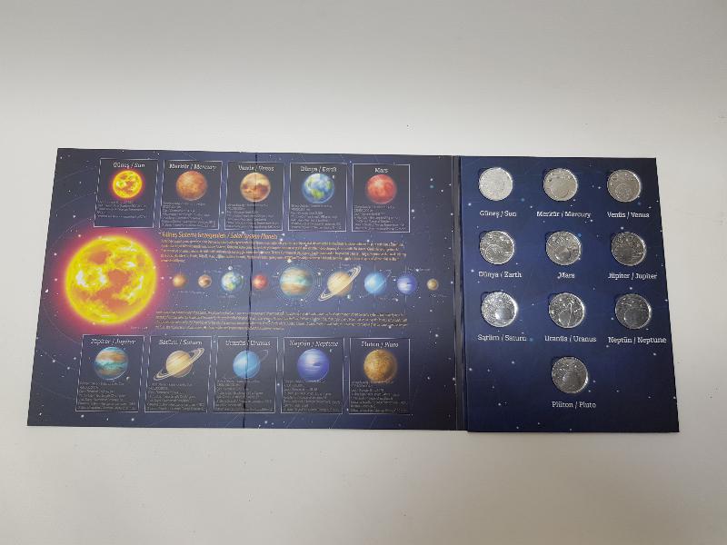 GÜNEŞ SİSTEMİ HATIRA PARA SETİ