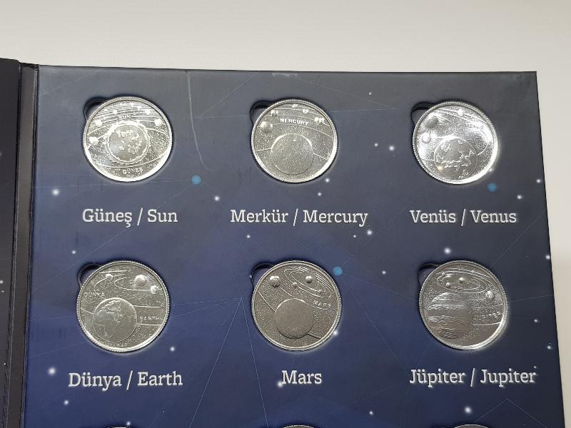 GÜNEŞ SİSTEMİ HATIRA PARA SETİ