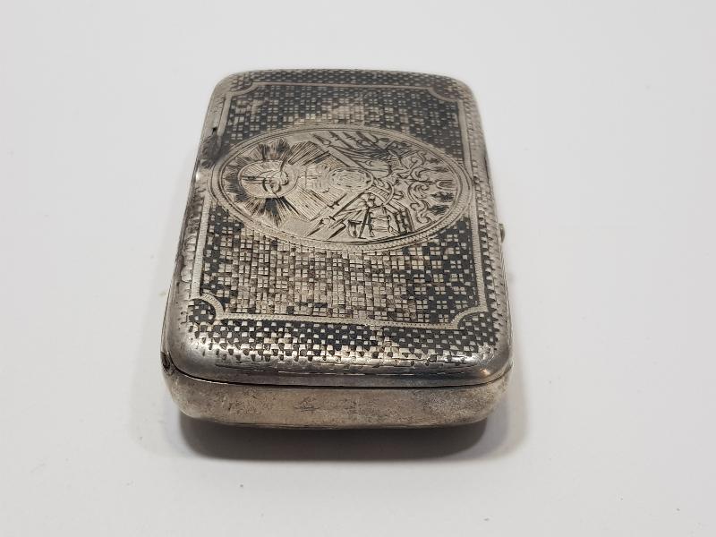 OSMANLI DEVLET ARMALI VAN İŞİ SAVATLI GÜMÜŞ TABAKA