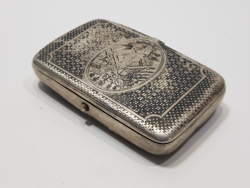 OSMANLI DEVLET ARMALI VAN İŞİ SAVATLI GÜMÜŞ TABAKA