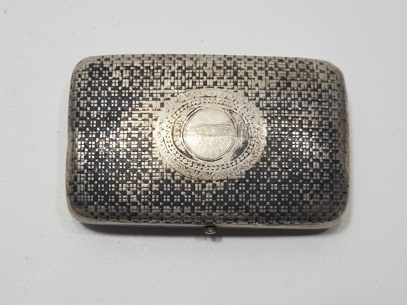 OSMANLI DEVLET ARMALI VAN İŞİ SAVATLI GÜMÜŞ TABAKA