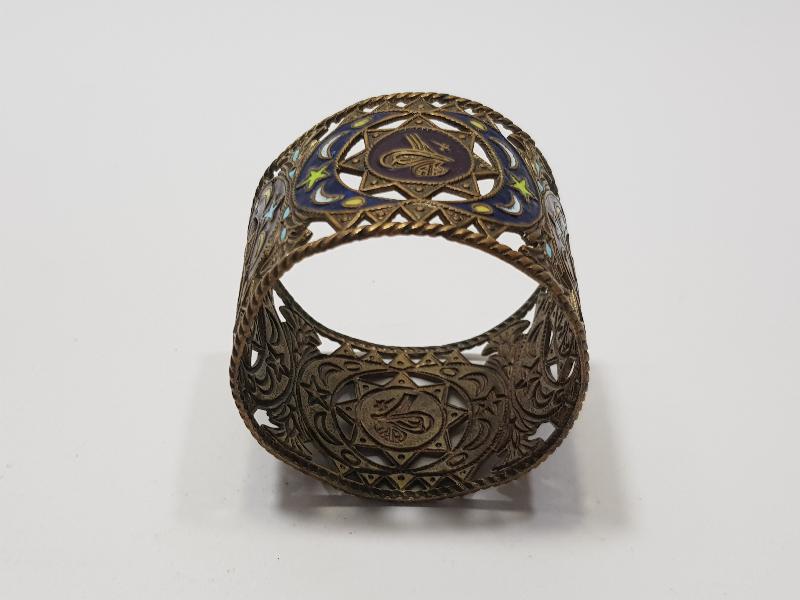 OSMANLI DÖNEMİ TUĞRALI VE AY YILDIZLI MİNELİ SARAY İŞİ PEÇETELİK