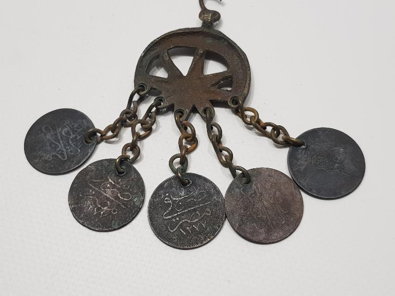 SULTAN ABDÜLAZİZ DÖNEMİ PARLARLA SÜSLÜ AY YILDIZLI FES SÜSÜ - AT SÜSÜ