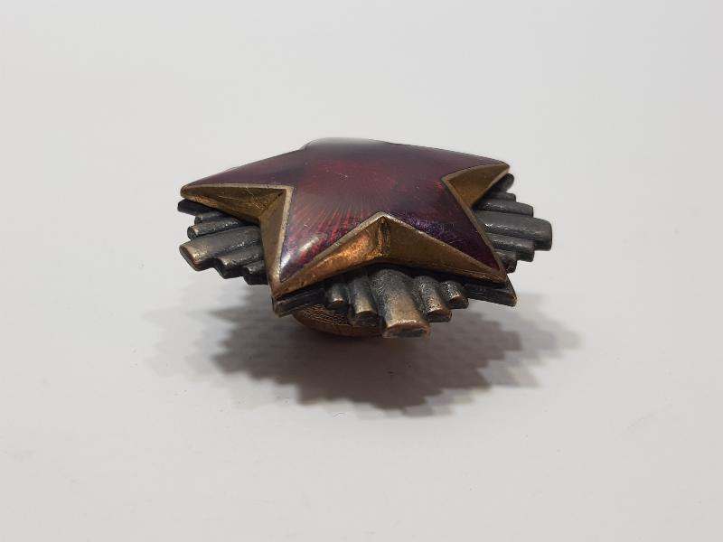 YUGOSLAVYA SOSYALİZM KOMÜNİZM SOVYET YILDIZI MİNELİ ASKERİ ROZET