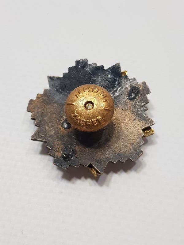 YUGOSLAVYA SOSYALİZM KOMÜNİZM SOVYET YILDIZI MİNELİ ASKERİ ROZET