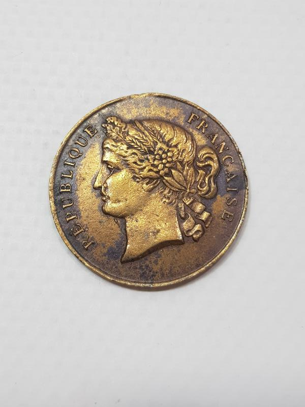 1880 FRANSIZ CUMHURBAŞKANI TARAFINDAN FRANSIZ ORDUSUNA BAYRAK DAĞITIMI HATIRASI MADALYASI 