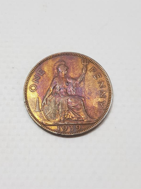 1902 VE 1939 TARİHLİ İNGİLİZ 1 PENNY MADENİ PARALAR