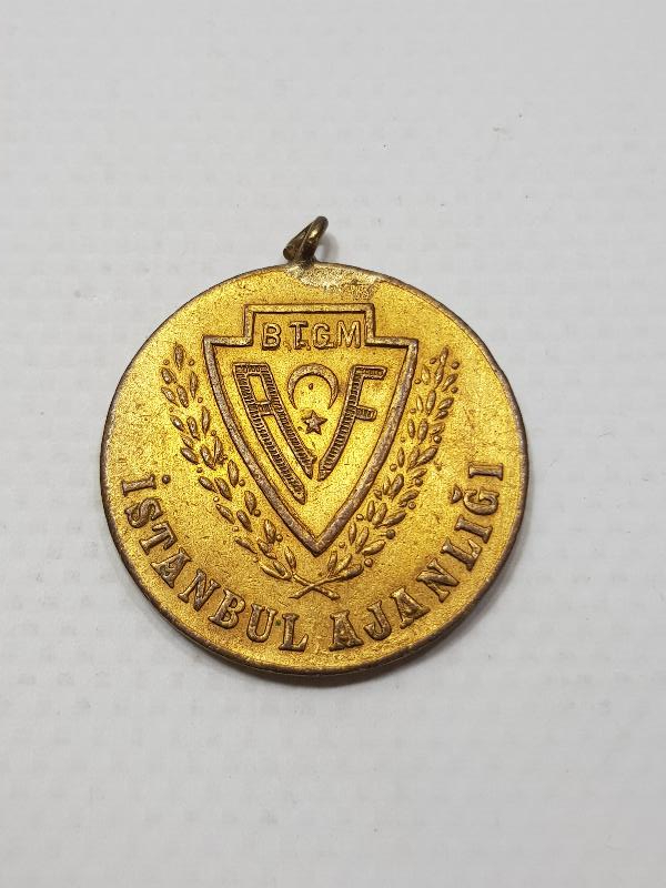 1950 İSTANBUL AJANLIĞI BAHAR YARIŞLARI MADALYA