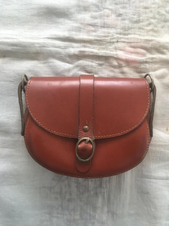 1970'LERDEN DERİ VAKKO BAYAN ÇANTASI