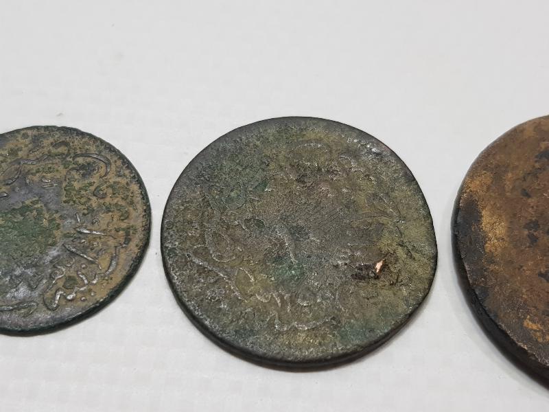 OSMANLI DÖNEMİ 40-20-10-5 PARA BAKIR MADENİ PARA SETİ