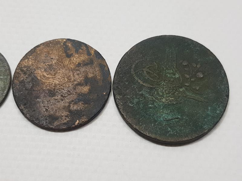 OSMANLI DÖNEMİ 40-20-10-5 PARA BAKIR MADENİ PARA SETİ