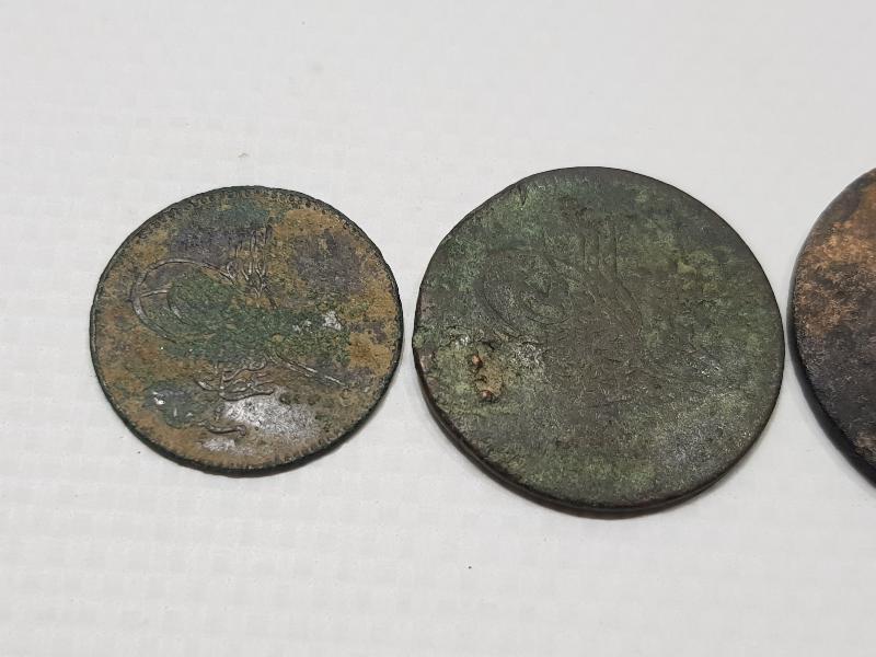 OSMANLI DÖNEMİ 40-20-10-5 PARA BAKIR MADENİ PARA SETİ