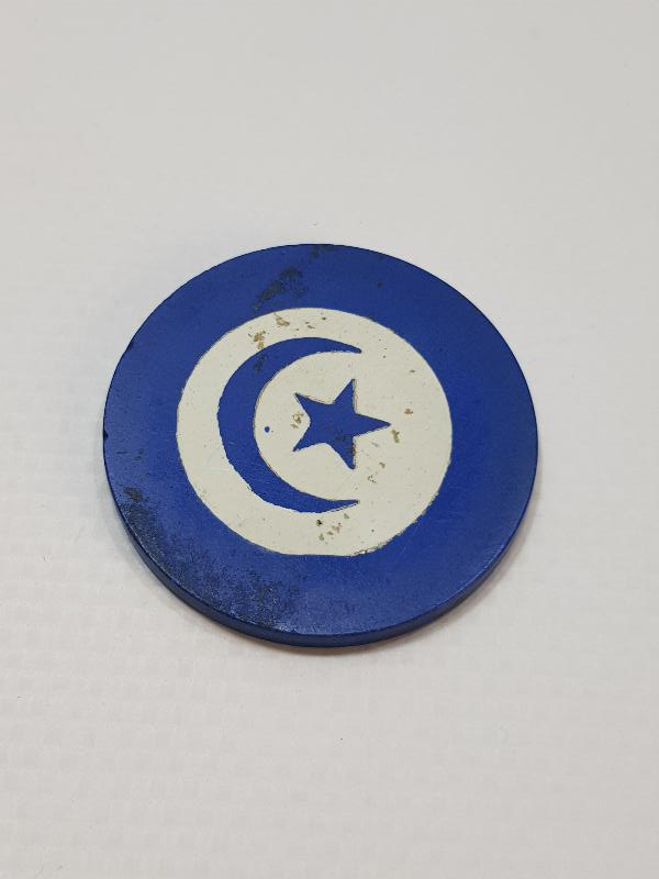 OSMANLI DÖNEMİ ÜZERİ AY YILDIZLI JETON