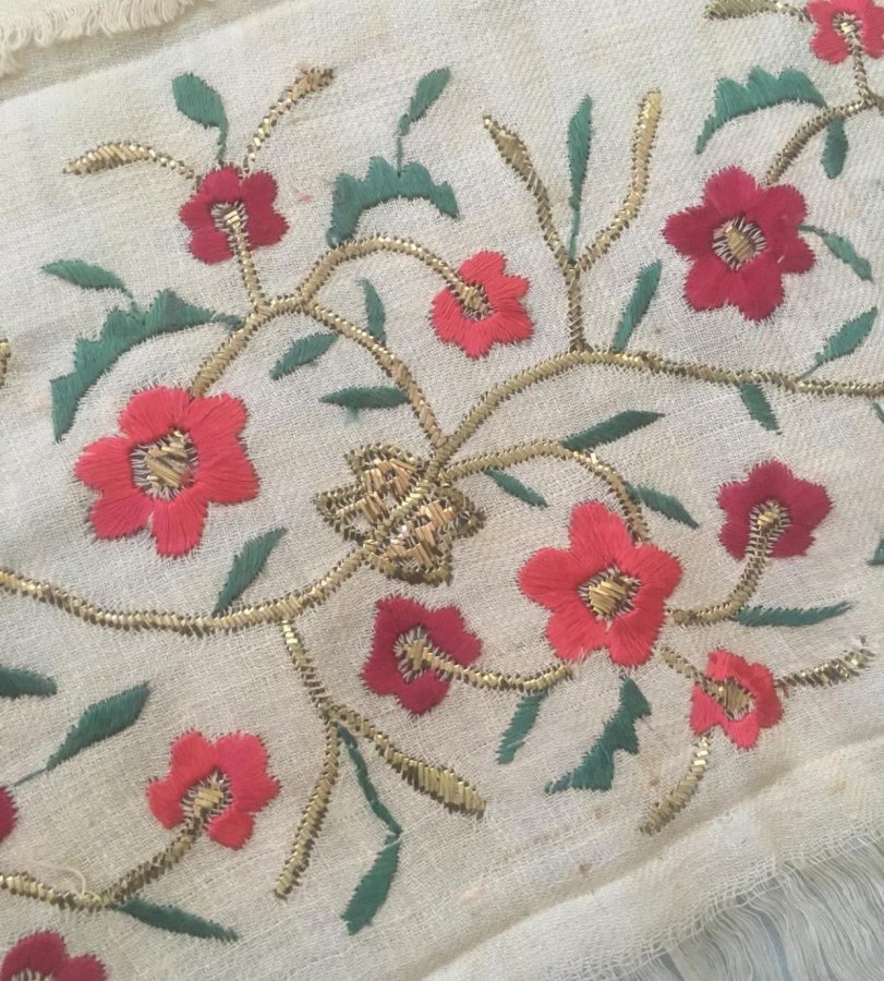 OSMANLICA DAMGALI 1853 TARİHLİ ÇOK NADİR HAVLU