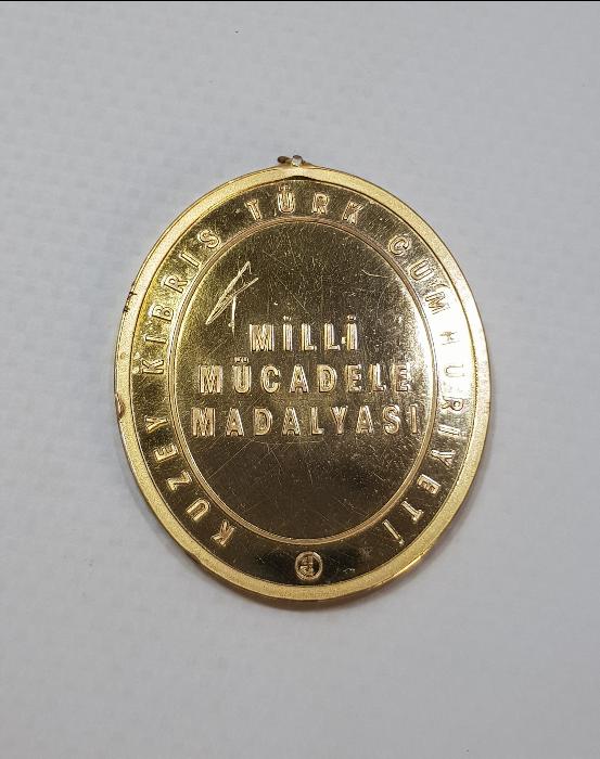 KUZEY KIBRIS TÜRK CUMHURİYETİ MİLLİ MÜCADELE MADALYASI