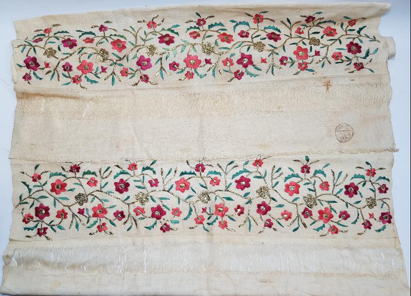 OSMANLICA DAMGALI 1853 TARİHLİ ÇOK NADİR HAVLU