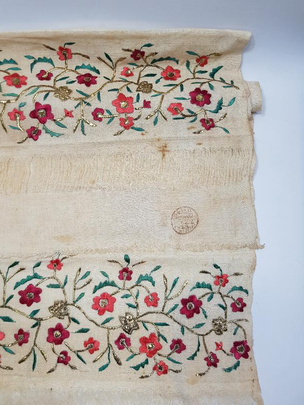 OSMANLICA DAMGALI 1853 TARİHLİ ÇOK NADİR HAVLU