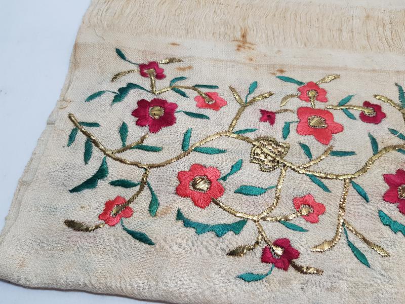 OSMANLICA DAMGALI 1853 TARİHLİ ÇOK NADİR HAVLU