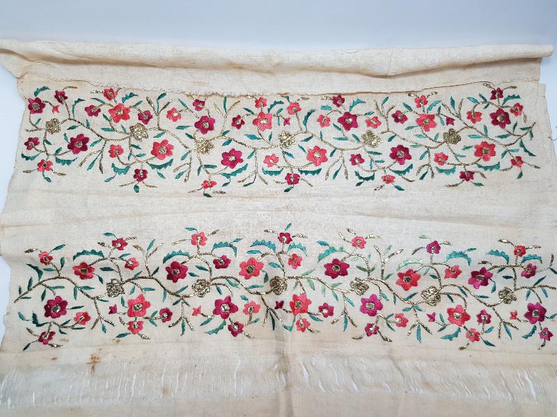 OSMANLICA DAMGALI 1853 TARİHLİ ÇOK NADİR HAVLU