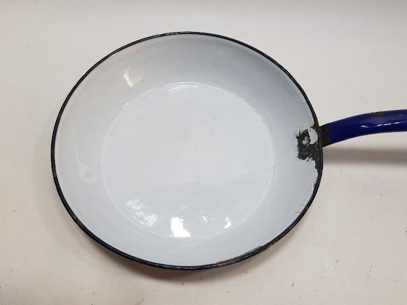 OSMANLICA YAZILI EMAYE TAVA