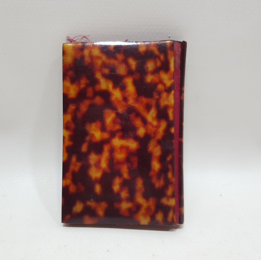 OSMANLI DÖNEMİ BAĞA ÜZERİ GÜMÜŞ İŞLEMELİ ÇOK NADİR NOT DEFTERİ