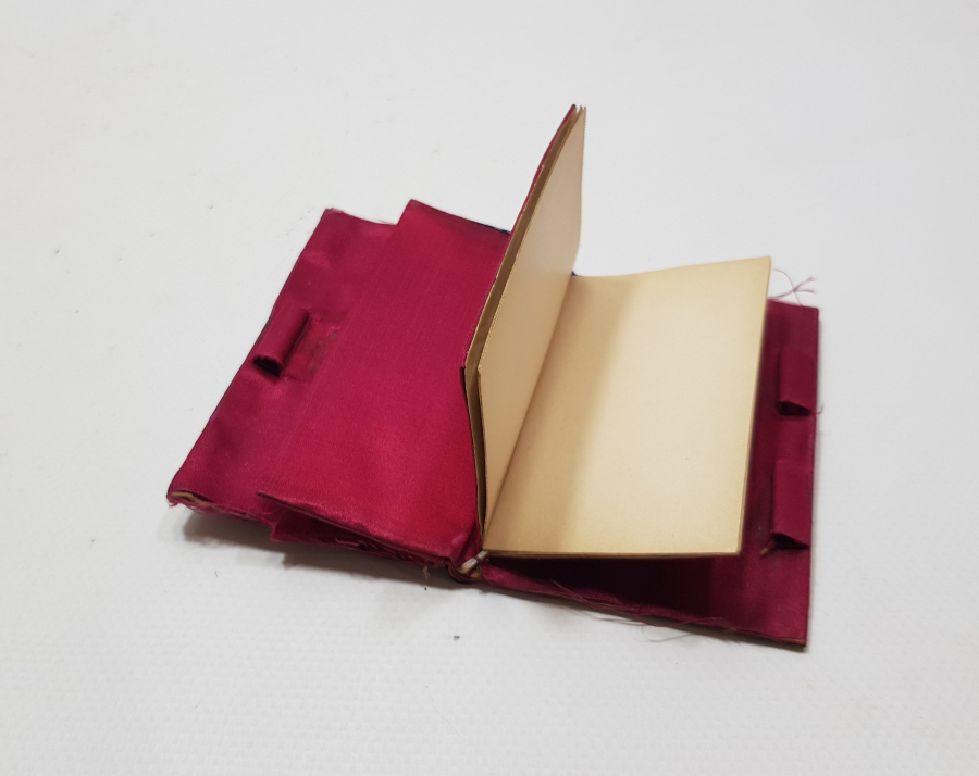 OSMANLI DÖNEMİ BAĞA ÜZERİ GÜMÜŞ İŞLEMELİ ÇOK NADİR NOT DEFTERİ