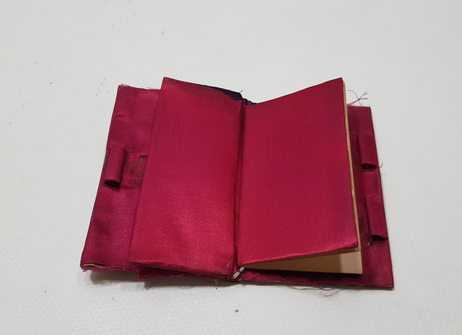 OSMANLI DÖNEMİ BAĞA ÜZERİ GÜMÜŞ İŞLEMELİ ÇOK NADİR NOT DEFTERİ