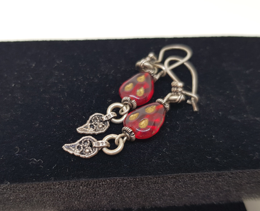 OSMANLI DÖNEMİ BEYKOZ İŞİ ÇOK NADİR EL YAPIMI KÜPE