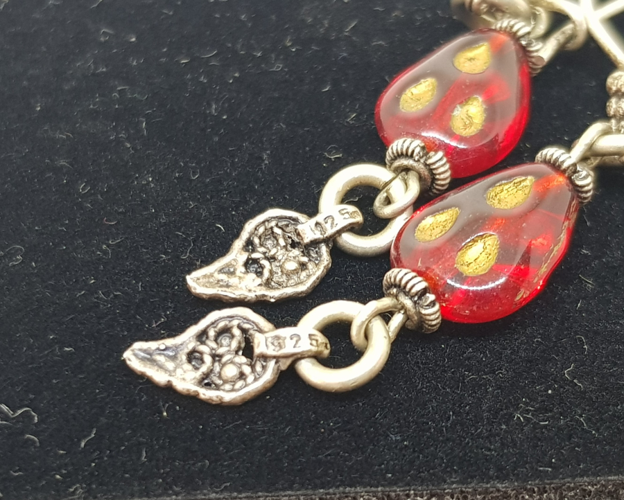 OSMANLI DÖNEMİ BEYKOZ İŞİ ÇOK NADİR EL YAPIMI KÜPE