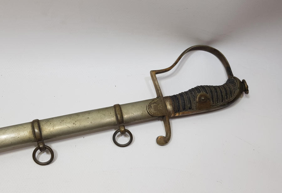 OSMANLI DÖNEMİ İGUANA SAPLI ÇOK NADİR SUBAY KILICI