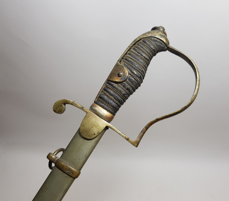 OSMANLI DÖNEMİ İGUANA SAPLI ÇOK NADİR SUBAY KILICI