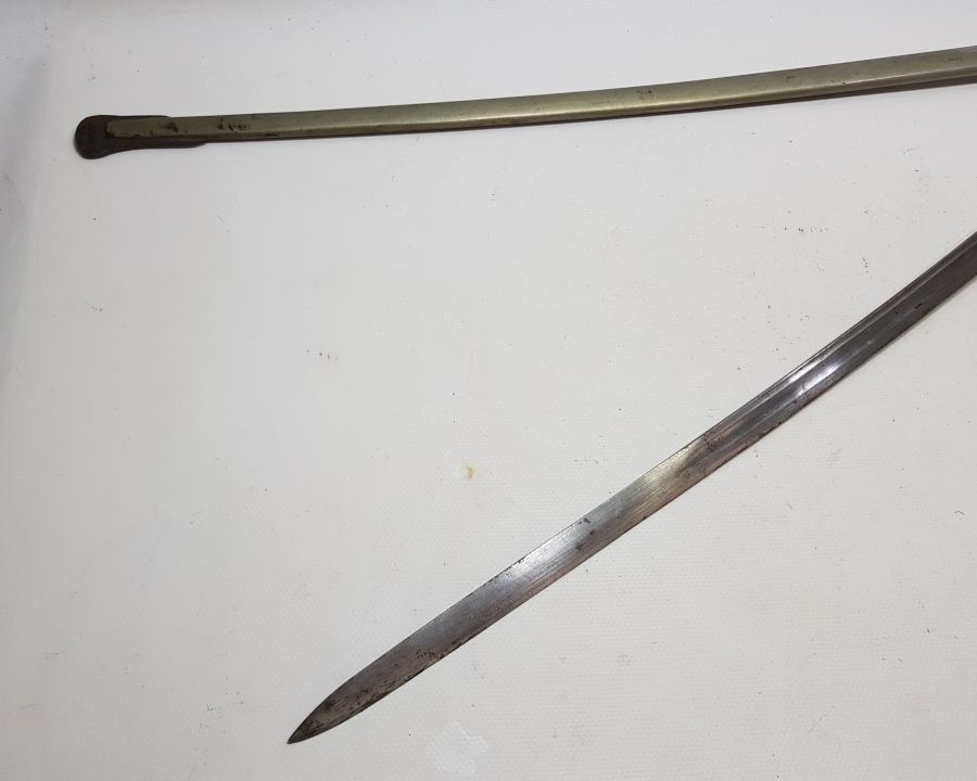 OSMANLI DÖNEMİ İGUANA SAPLI ÇOK NADİR SUBAY KILICI