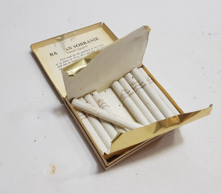 OSMANLI DÖNEMİ PAKETİNDE BALKAN SOBRANİE SİGARALARI