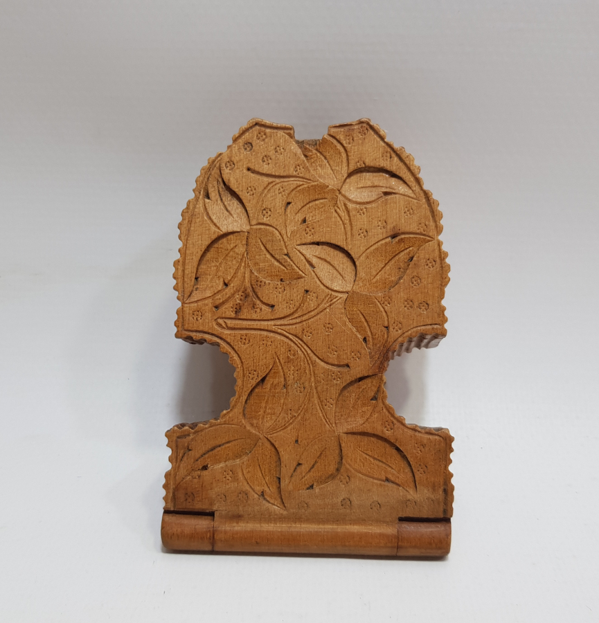 OSMANLI DÖNEMİ TAMAMI EL OYMA İŞÇİLİKLİ ANTİKA AHŞAP SAAT KUTUSU - SAAT STANDI