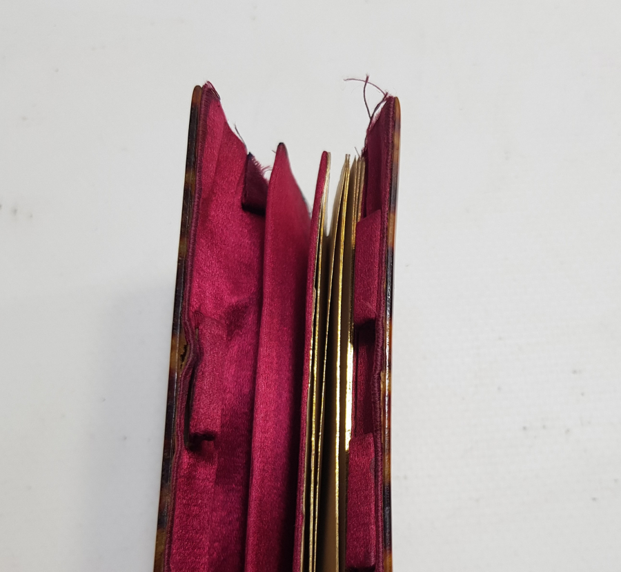 OSMANLI DÖNEMİ BAĞA ÜZERİ GÜMÜŞ İŞLEMELİ ÇOK NADİR NOT DEFTERİ