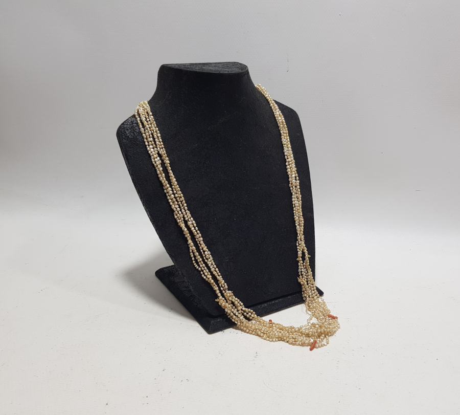 OSMANLI DÖNEMİ MERCAN TAŞLI ÇOK NADİR KUM İNCİ